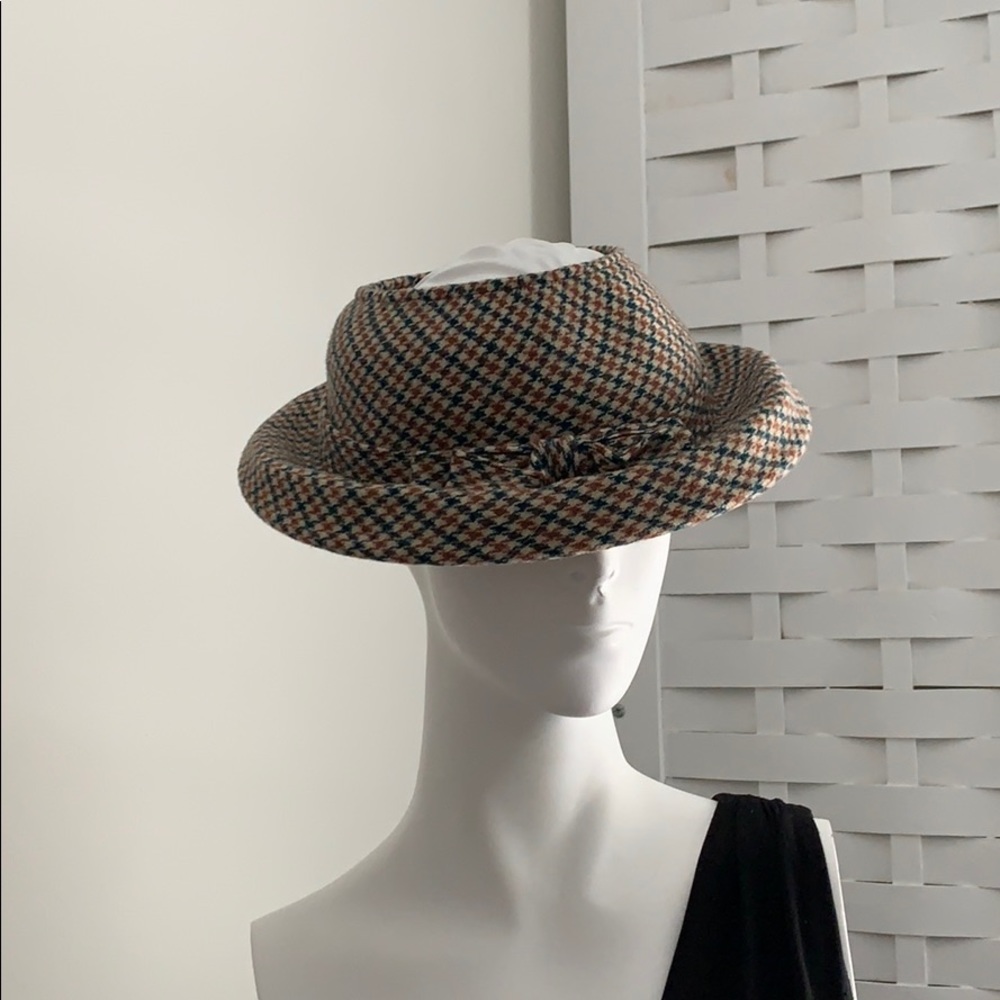 Vintage Plaid wool hat from Warner Exclusives.